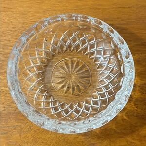 VINTAGE Princess House Lead Crystal Ashtray - Highlights Pattern